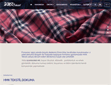 Tablet Screenshot of hmktextile.com